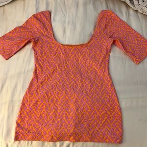 Manuel Canovas Resort Style Print top France Size 2 & US size 8